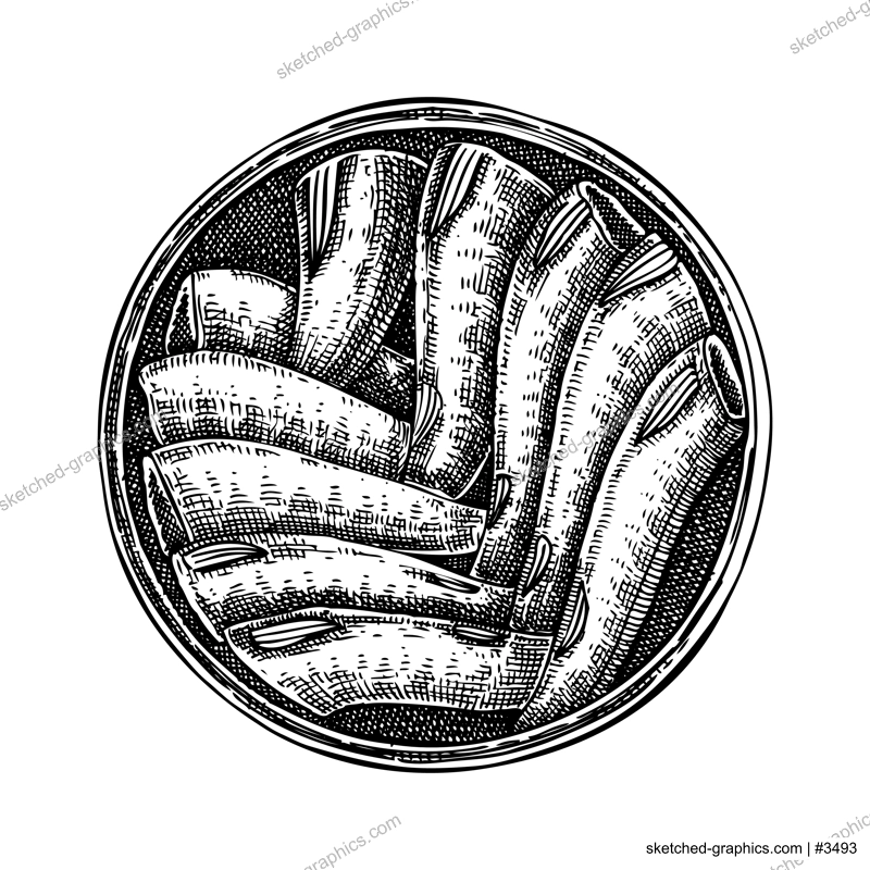 Hand drawn canned fish illustration. Sardines in olive oil vector drawing isolated on white background. Tinned sprats food sketch. Tin can with seafood for restaurant menu or product design.