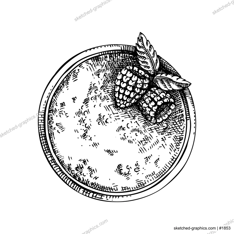 Creme brulee. Dessert vintage drawing. Traditional food from France sketch. French restaurant menu design. Hand-drawn food illustration, NOT AI generated