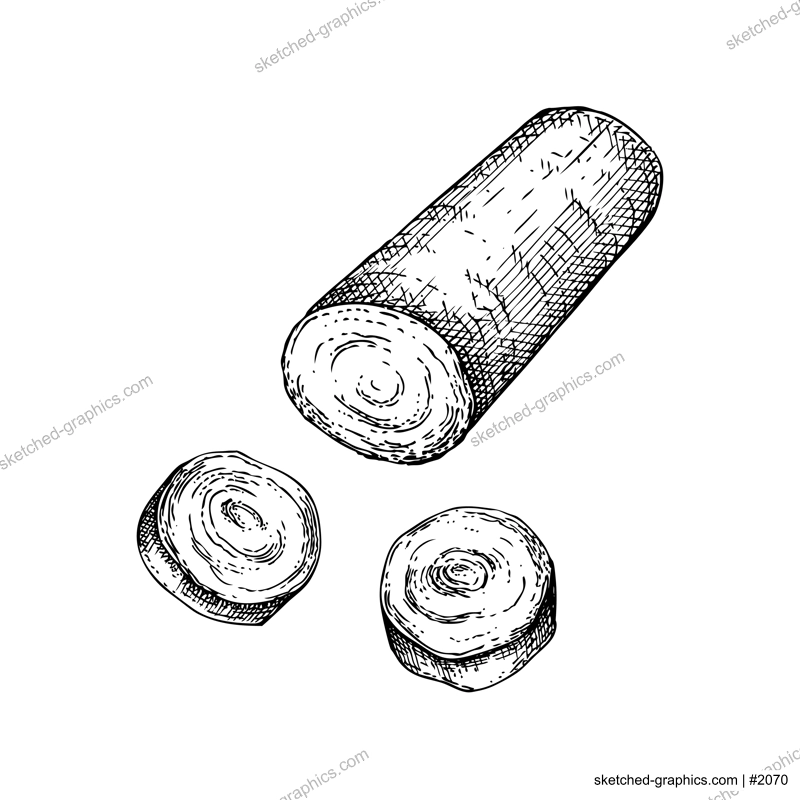 Marzipan pasta sketch. Almond Paste hand drawn vector illustration. Baking ingredient, sweet food design elements,  Christmas market food drawings. 