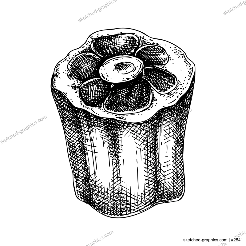 Vector raw oxtail with meat sketch. Hand drawn tail of cattle isolated on white background. Engraved food illustration for butchery, recipes, menu in vintage style. 