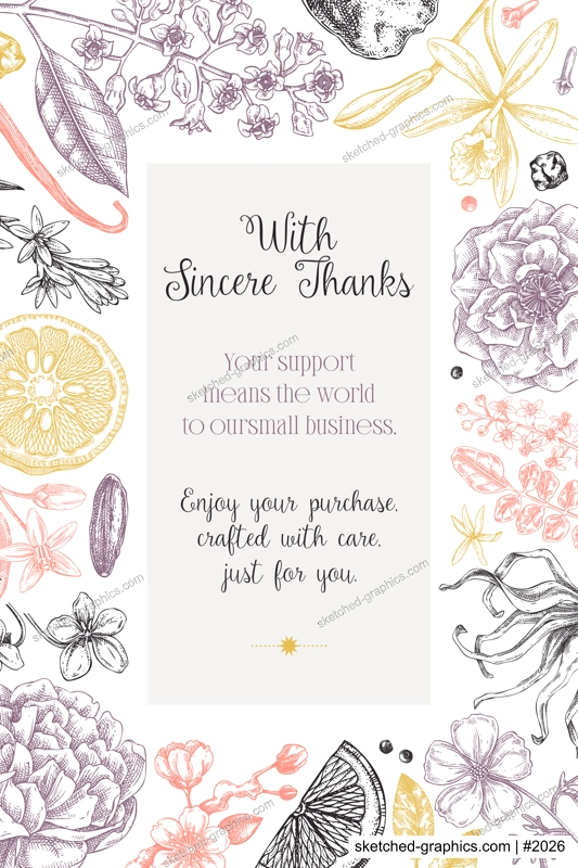 Perfumery ingredients frame design. Aromatic plants and flowers hand drawn vector illustration. Gift card, floral invitation, book cover, flyer template. NOT AI generated
